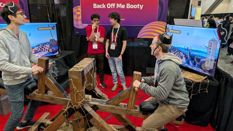 Just two guys having some fun